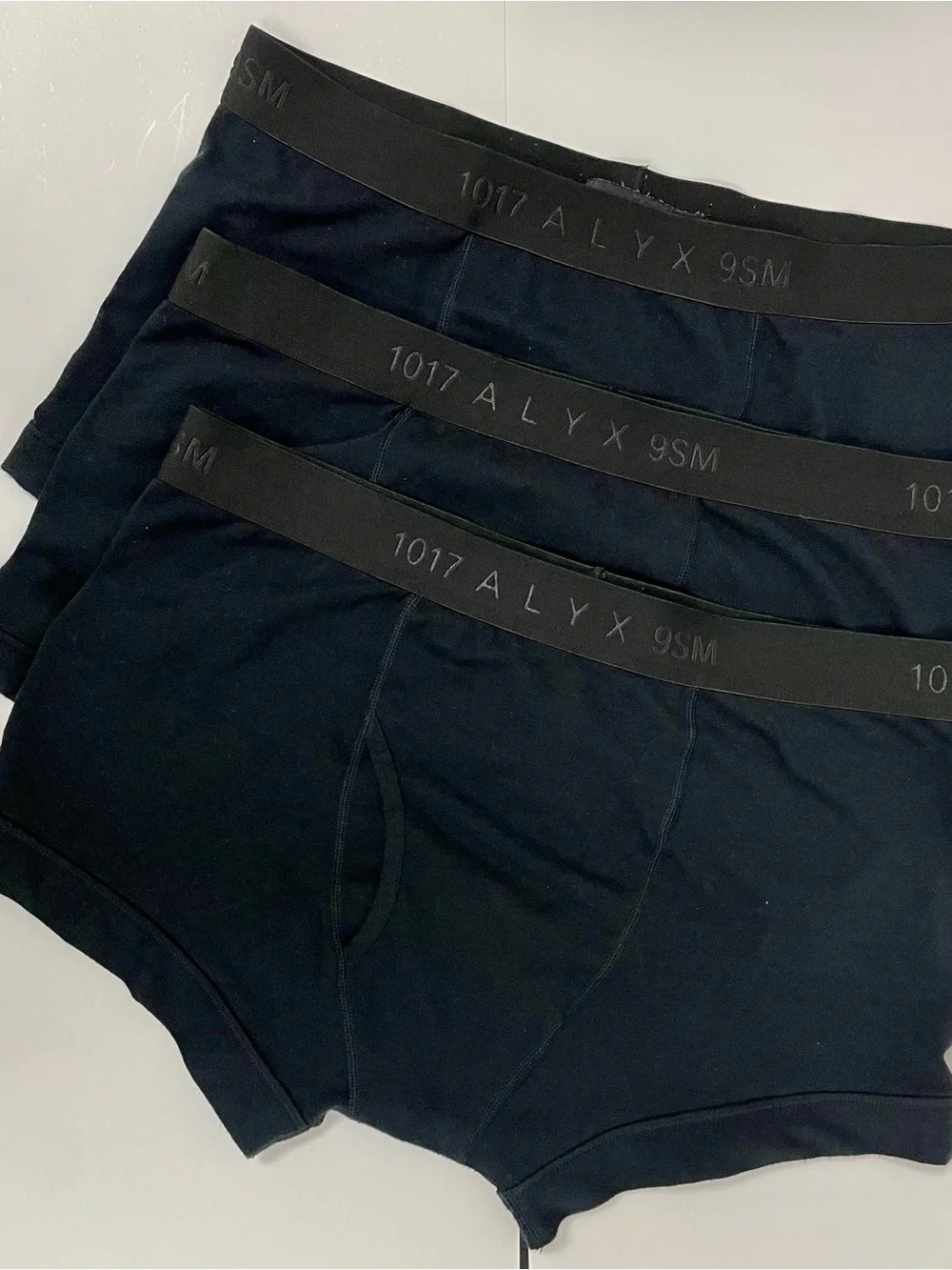 1017 ALYX 9SM Black Men's Boxer Briefs - 3 Pack Rare Matthew Williams Medium
